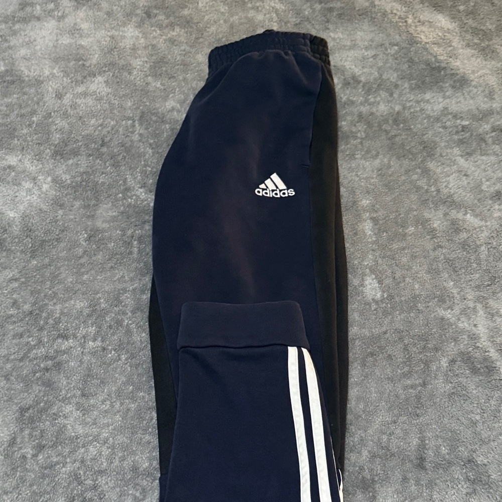 Adidas men’s Navy and Black Joggers